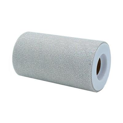 ROTOLO TULLE 12,5X25MT IRIDESCENTE GLITTER