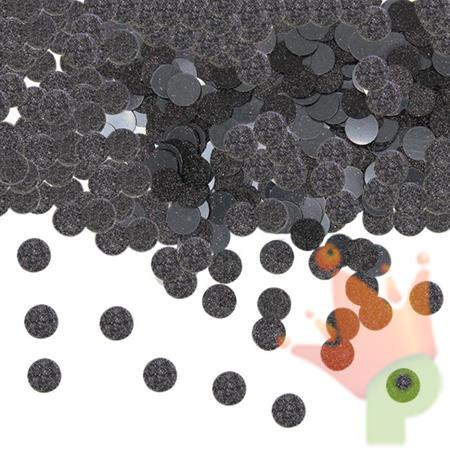 CORIANDOLI NERO GLITTER 20GR