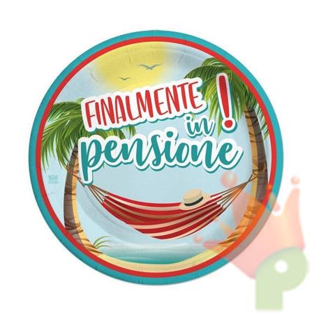 PIATTI 18CM FINALMENTE IN PENSIONE 8PZ