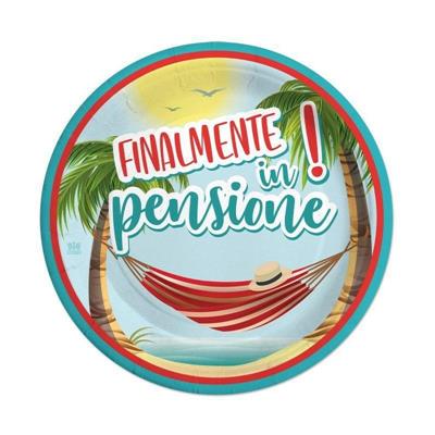 PIATTI 18CM FINALMENTE IN PENSIONE 8PZ