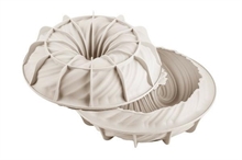 STAMPO IN SILICONE D. 21CM H. 7CM INTRECCIO