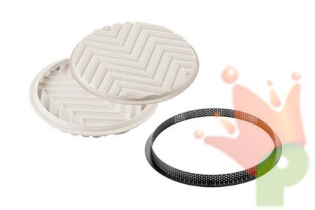 KIT TARTE GRAFIQUE SET ANELLO TAPPETO DECORATIVO IN SILICONE