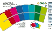 QUADERNO MAXI A4 COLORCLUB BLASETTI RIGO A 10PZ