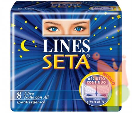 LINES SETA ALI ULTRA NOTTE X8
