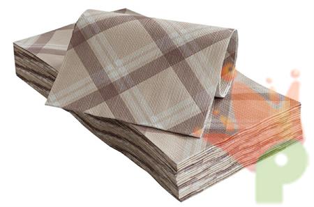 TOVAGLIA IMPERMEABILE 100X100 GOFFRATA SCOZZESE CORDA 25PZ