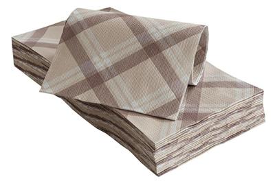 TOVAGLIA IMPERMEABILE 100X100 GOFFRATA SCOZZESE CORDA 25PZ