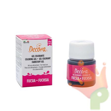 GEL COLORANTE DECORA FUCSIA 28GR