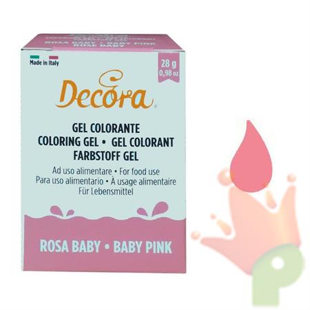 GEL COLORANTE DECORA ROSA 28GR