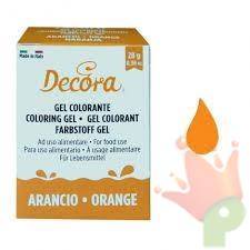 GEL COLORANTE DECORA ARANCIO 28GR