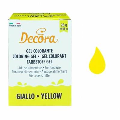 GEL COLORANTE DECORA GIALLO 28GR