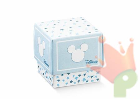 SCATOLINA 50X50X50 MM MICKEY STARS 10PZ