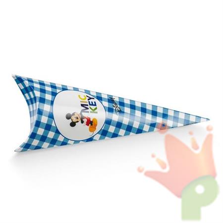 CONO PORTARISO 190 MM MICKEY PARTY BLU 10 PZ