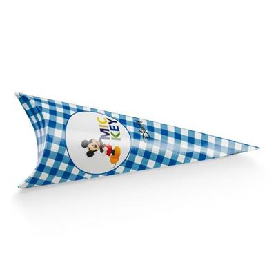 CONO PORTARISO 190 MM MICKEY PARTY BLU 10 PZ