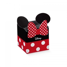 SCATOLINA MINNIE 50X50X50 RED & BLACK 10PZ