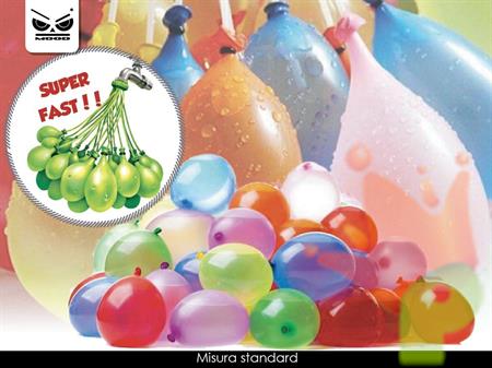 37 PALLONCINI BOMBE D'ACQUA CON FILLER RIEMPI IN 60 SECONDI