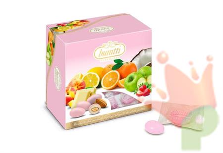 CONFETTI VASSOIO TENEREZZE MISTO FRUTTA ROSA 500GR