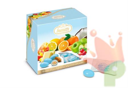 CONFETTI VASSOIO TENEREZZE MISTO FRUTTA AZZURRO 500GR
