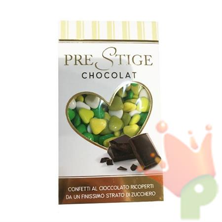 CONFETTI CUORI SFUMATI VERDE 500GR
