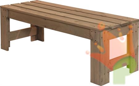 PANCA IN LEGNO 140X45X45CM