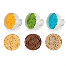 TAGLIABISCOTTI CON TIMBRO DINOSAURI 3PZ DELICIA