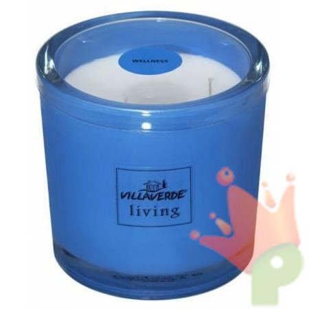 CANDELA PROFUMATA 3 STOPPINI IN VETRO D. 12 WELNESS