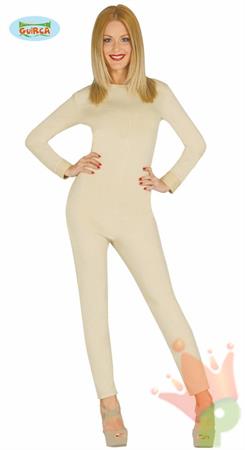 COSTUME TUTA SPANDEX COLOR CARNE TG. M