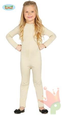 COSTUME TUTA COLOR CARNE BAMBINO 5-6 ANNI