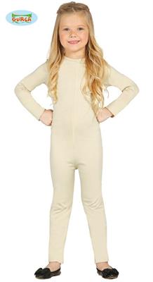 COSTUME TUTA COLOR CARNE BAMBINO 5-6 ANNI