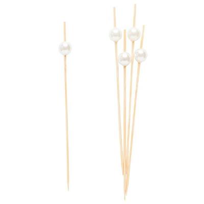 PICKS 12CM PERLE BIANCHE 25PZ