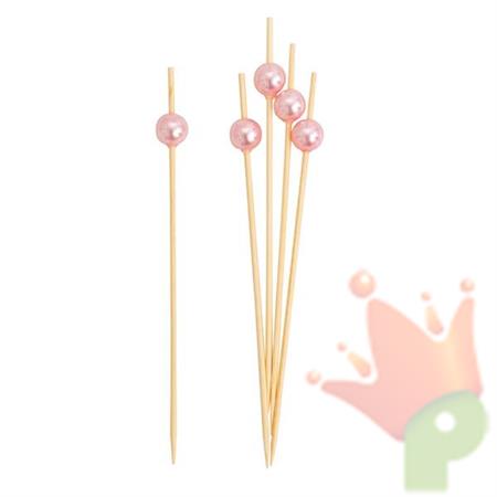 PICKS 12CM ROSA PERLATO 25PZ
