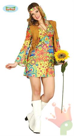 COSTUME HIPPY FIGLIi DEI FIORI  ADULTA TAGLIA  L