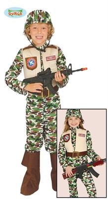 COSTUME FORZE SPECIALI BAMBINO 10-12 ANNI