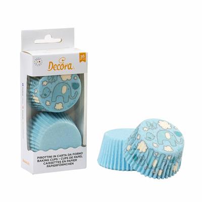 PIROTTINI 50X32MM ELEFANTINO E POIS BLU 36PZ