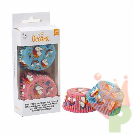 PIROTTINI 50X32MM ROSA E BLU MAGIC UNICORN 36PZ