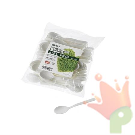 CUCCHIAINO BIO 10CM 100PZ