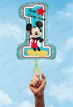 PALLONCINO NUMERO 1 TOPOLINO  48X71CM