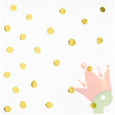 TOVAGLIOLI 25X25 3V BIANCA POIS 16PZ