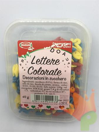 LETTERE COLORATE 40GR