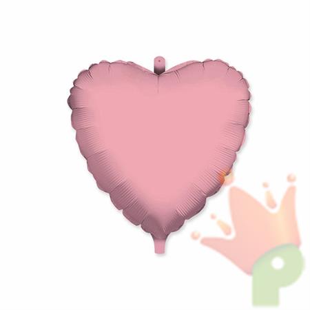 PALLONCINO MYLAR 18INCH 45CM CUORE ROSA