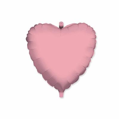 PALLONCINO MYLAR 18INCH 45CM CUORE ROSA