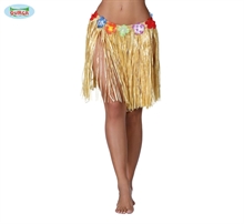 GONNA HAWAIANA FIORI PAGLIA 45CM