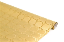 TOVAGLIA ROTOLO 1,18X5MT DAMASCATA ORO METAL