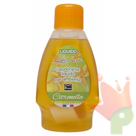 DEODORANTE LIQUIDO PROFUMO DI CITRONELLA 375ML