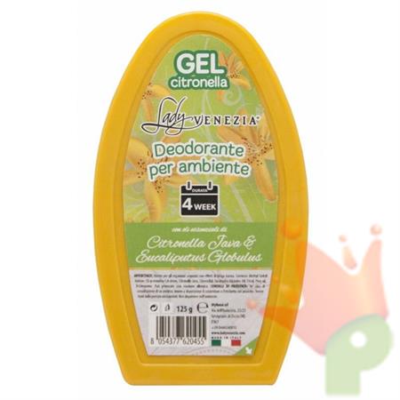DEODORANTE PER AMBIENTE GEL CITRONELLA 125GR