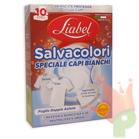 FOGLI SALVACOLORI SPECIALE CAPI BIANCHI 10PZ