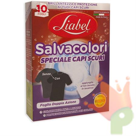 FOGLI SALVACOLORI SPECIALE CAPI SCURI 10PZ
