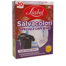 FOGLI SALVACOLORI SPECIALE CAPI SCURI 10PZ