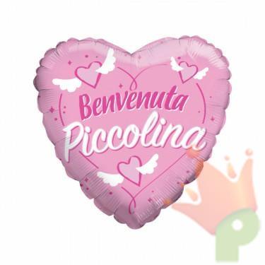 PALLONCINO MYLAR 18INCH BENVENUTA PICCOLINA