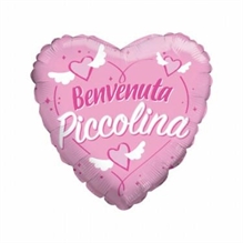PALLONCINO MYLAR 18INCH BENVENUTA PICCOLINA