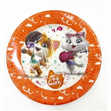 PIATTI 20CM 44 GATTI 8PZ